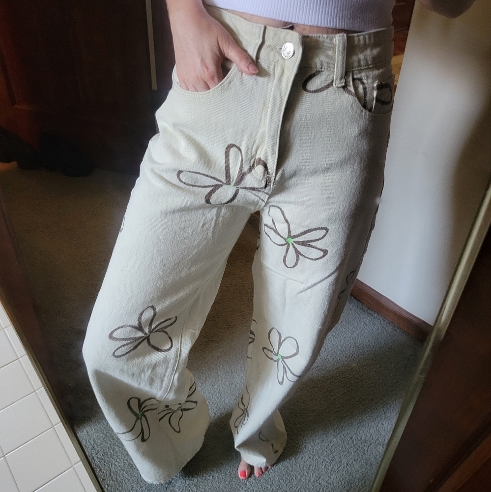 Shein | Flower denim - Picture 6 of 7